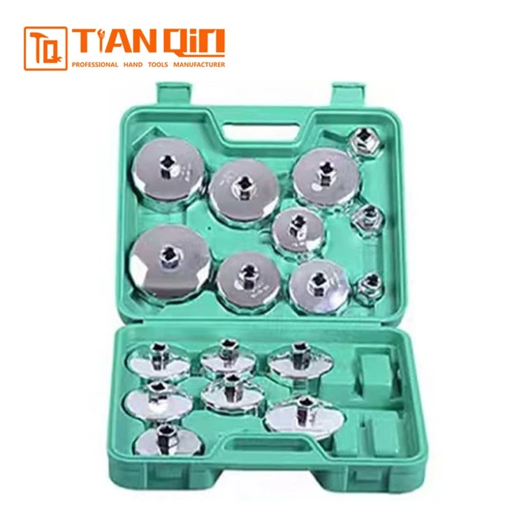 17pcs Oil Filter Wrench Set(45#steel) 17pcs Oil Filter Wrench Set(45#steel)