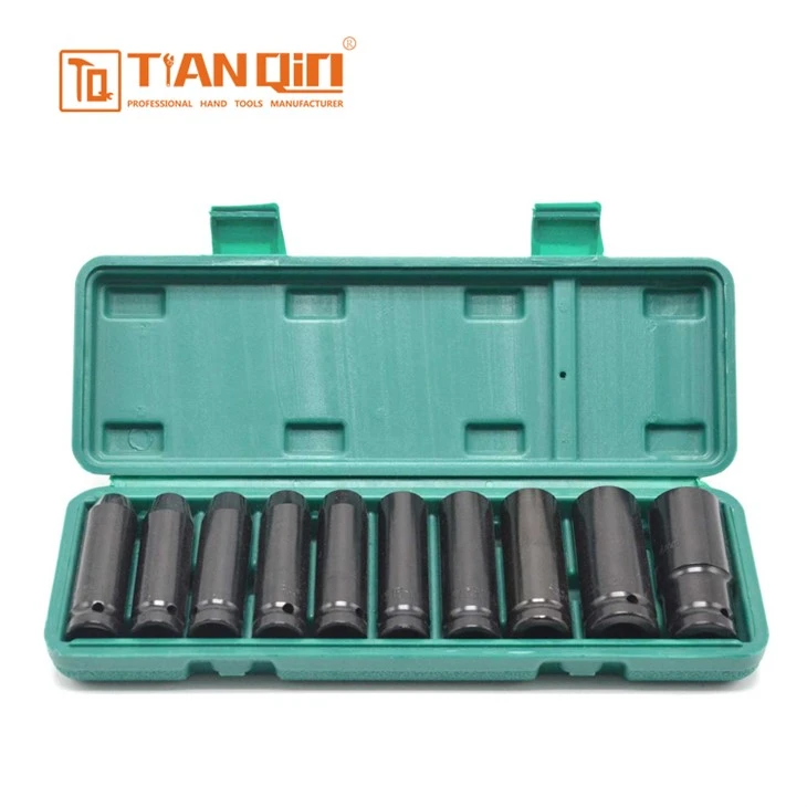 73004-10 PCS Socket Wrench Set (Black Electrophoresis)